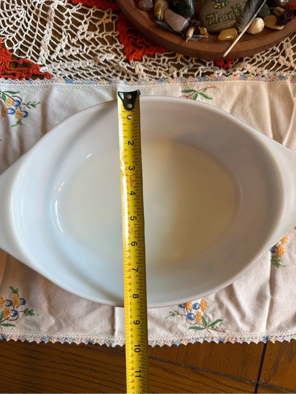 Vintage Pyrex 043 Early American 1.5 Qt Casserole Dish No Lid